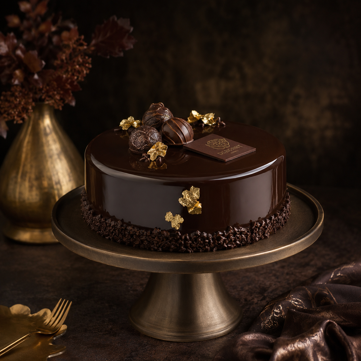 Belgian Choco Truffle Celebration Cake