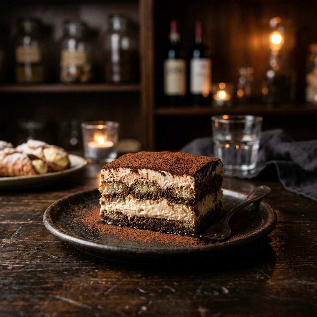 Classic Royal Tiramisu Cake Slice